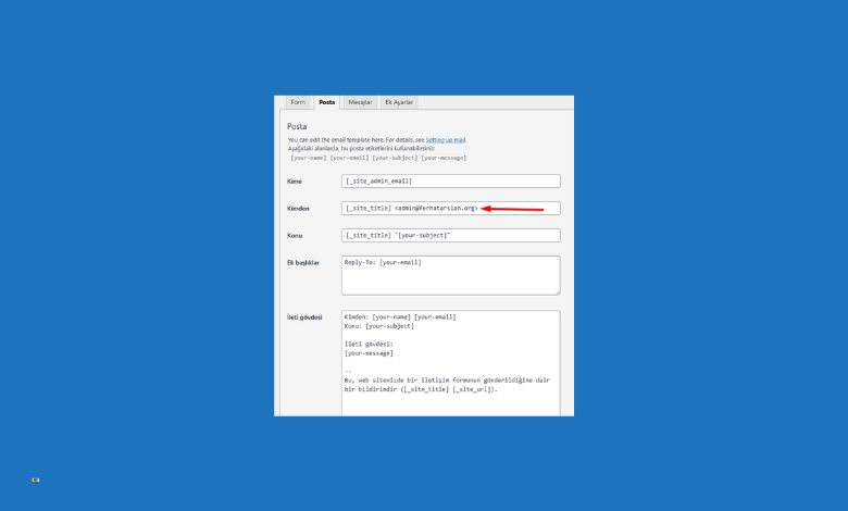 Wordpress İletişim Formu Eklentisi