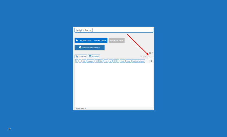 Wordpress İletişim