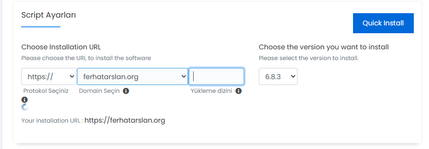 Wordpress Script Ayarları